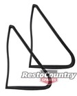 <!--F#f_0-->Holden Sedan Rear Door Quarter Glass WIndow Rubber Seal Pair x2 HQ HJ HX HZ L...<!--F/-->