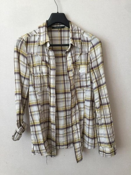 Women William Rast Shirt Beige Viscose 34