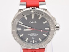 *TOP MINT w/ Box* Oris Aquis Date Automatic 7730 Grey Men's Watch From JAPAN 3