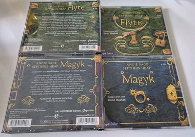 Angie Sage Septimus Heap 1+2: Magyk & Flyte - CD Hörbucher Boxen
