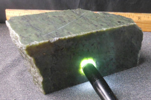 Washington State Jade Rough,  3 1/2 Pounds,  Translucency
