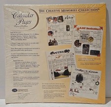 Creative Memories 12x12 Calendar Pages Refill 6 Sheets/12 Pages RCM-12CL