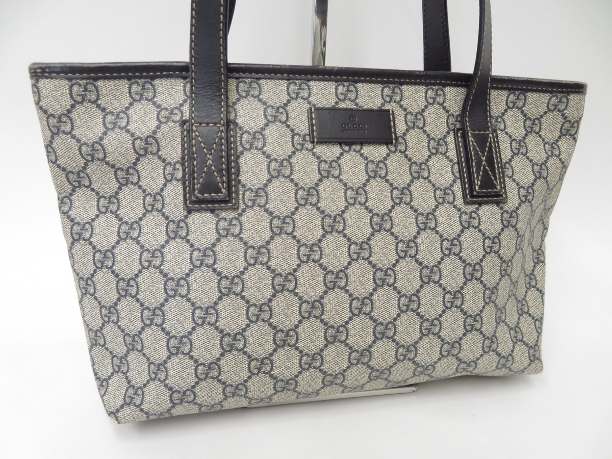Authentic Gucci GG supreme PVC Leather Tote Hand Bag I#51714 | eBay Authentic Gucci GG supreme PVC Leather Tote Hand Bag I#51714 | eBay