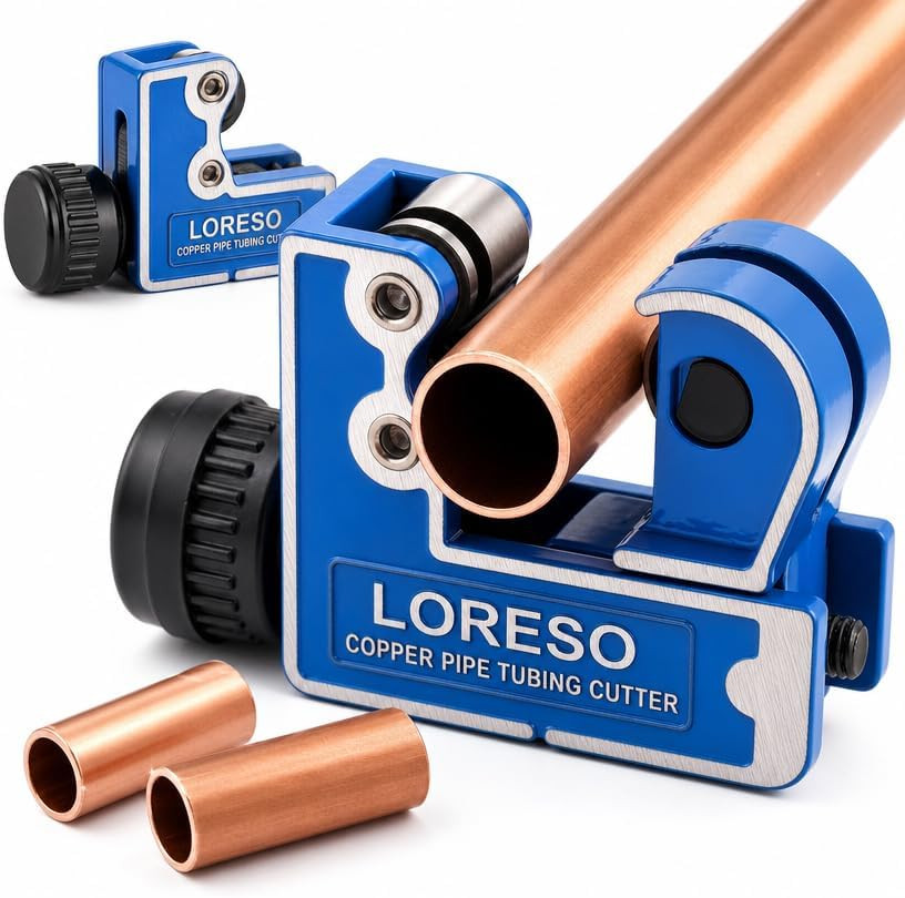 Mini Copper Pipe Tubing Cutter Tool – 1/8" to 1 1/8" (3-28mm) OD-Mini