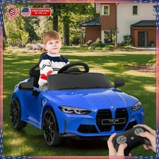 12V Electric Ride On Car w/RC Licensed by BMW M4 Power Wheels for Boys Girls US
