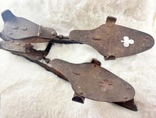 Antique Ice Skates for Winter Decor Decorative Rustic Rusty Lodge