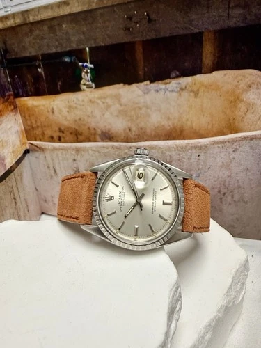 Mens Rolex Oyster Perpetual Datejust Steel Silver Sigma Dial 36mm Watch