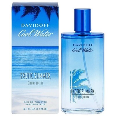 Cool Water Exotic Summer 4.2 Oz / 125 Ml by Davidoff Spray For Men /
