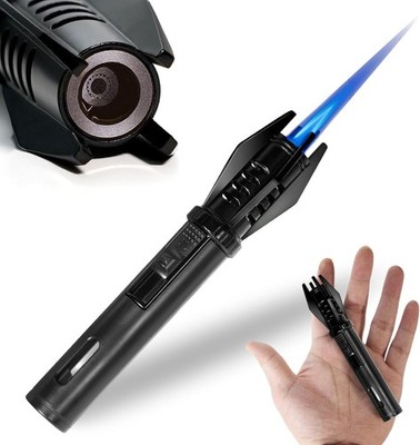 Kerzenanzünder Camping Essentials Winddicht Feueranzünder Geschenke für Männer Schwarz 
