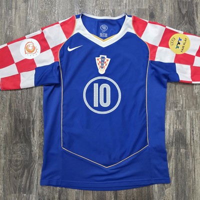 2004 Nike Croatia Home Soccer Jersey Niko Kovač Men S Euro Cup