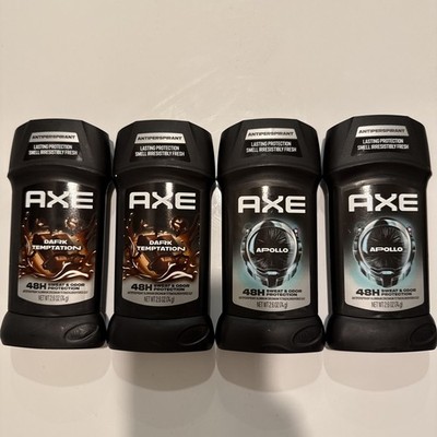 AXE Antiperspirant Deodorant 2.6 oz 48H Sweat & Odor 2 Apollo+2 Dark Temptation