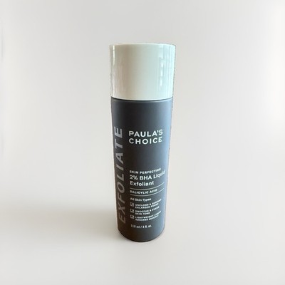 NEW! Paulas Choice Skin Perfecting 2% BHA Liquid Exfoliant 4ox EXP 04/2028