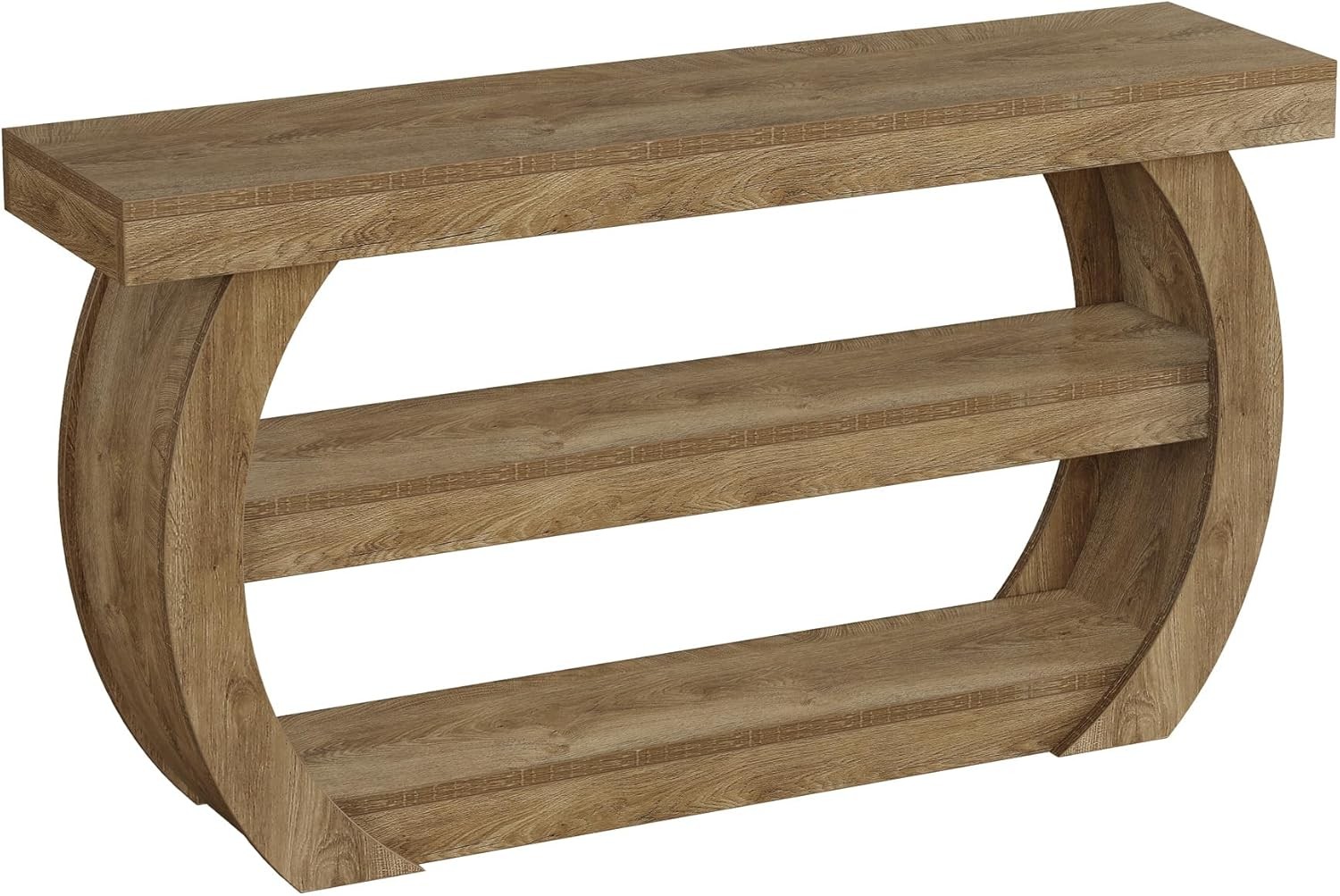 Farmhouse TV Stand for 75-Inch TV, 63'' Entertainment Media Center with Storage