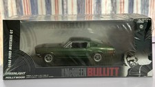 Greenlight 1/43 Steve McQueen Bullitt 1968 Ford Mustang GT Fastback