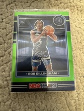 2024-25 Panini NBA Hoops #238 ROB DILLINGHAM RC Light Green Prizms Premium /149