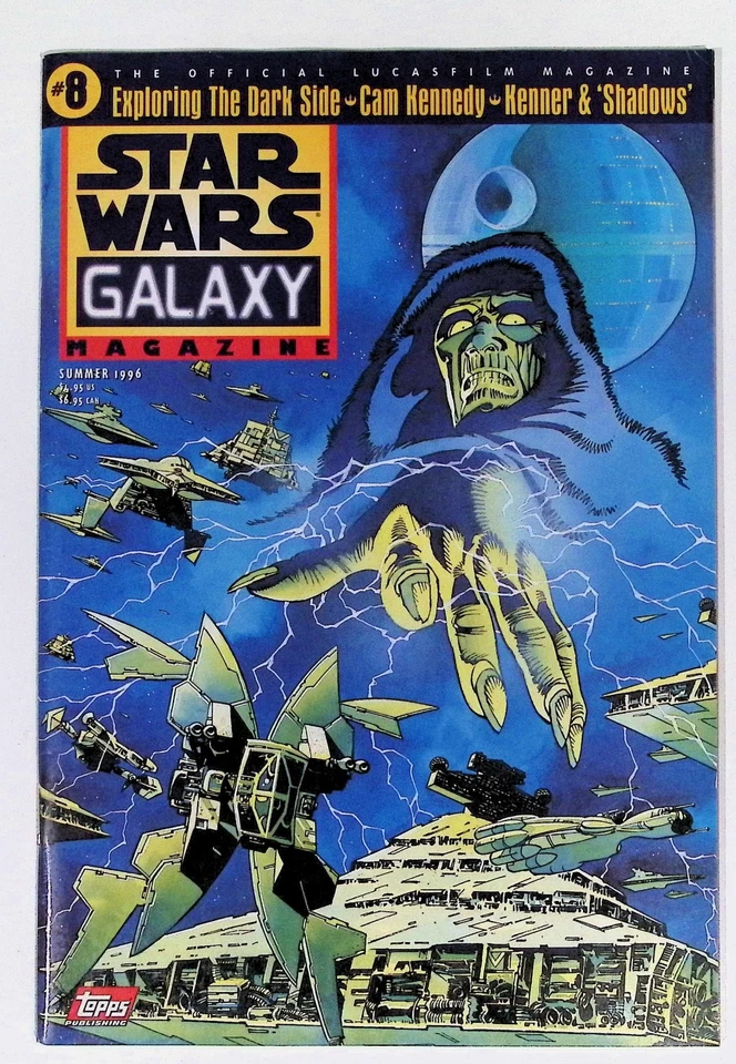 Star Wars Galaxy Magazine Lot Issue #5,7,8,10  Vintage Topps 90s - Image 4 of 4