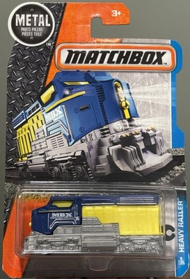 2017 Matchbox HEAVY RAILER 8/25 With  Heavy Freighter  Base New SEE PHOTOS