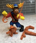 Vintage TMNT Ninja Turtles Action Figure Monty Moose 1992 NEAR COMPLETE