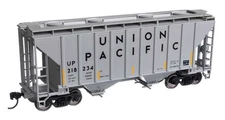 Walthers HO Scale ~ 37' 2-Bay Covered Hopper ~ Union Pacific #218234 ~ 910-7996