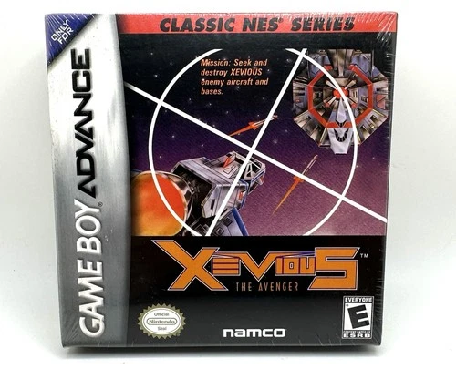 Xevious ( Nintendo GBA Gameboy Advance Classic NES Series ) New Factory Sealed