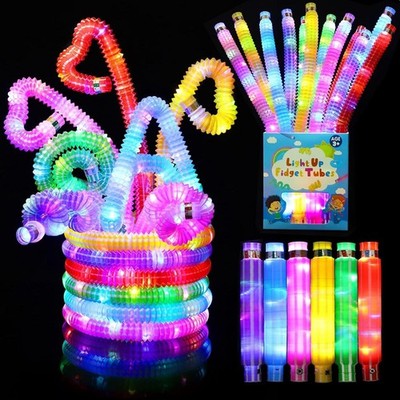 Kindergeburtstag Mitgebsel Pop Tubes LED Spielzeug Party Gadgets 8 Stück