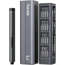 Precision Electric Screwdriver Set with 50 Magnetic Bits for Electronics Repair