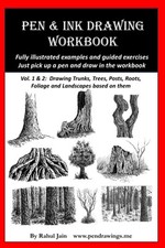 Pen and Ink Drawing Workbook vol 1-2: Pen and Ink Drawing workbooks for absolut,
