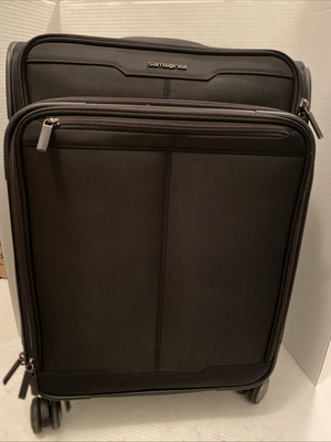 Samsonite Silhouette Carry On  Softside BLACK New With Defect