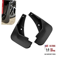 Mud Flaps Guards, Splash Proof Scratch-resistant Protective 2 PCS Black M
