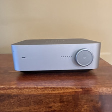 WiiM Amp Pro 2-Ch Integrated Amplifier Silver HDMI ARC USB Optical RCA Sub Out