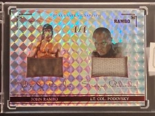 2024 Rambo Keepsake Premiere Edition Dual Laser Signapatch 1/1 Rambo/Podovsky