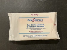 50 (1 pack of 50) Safe n Simple SNS00525 Peri-Stoma Cleanser & Adhesive Remover