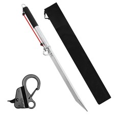 Leero 39" Sand Spike Boat Anchor with 3/8" Stainless Steel Anchor Hook and Ac...