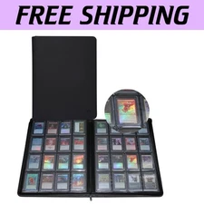 Large 16 Pocket Card Binder - Holds 640 Top Loaders, Ideal for Collectors