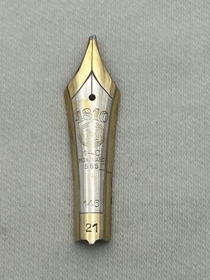 Nib unit for Montblanc 146 Celluloid FP, Vintage 14C OBB-VG