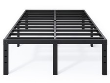 Full Size Bed Frame - 18 in Sturdy Platform Bed Frame Full, Heavy Duty Metal ...