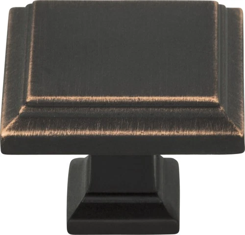 Atlas 289-VB Sutton Place Square Knob 1 1/4 Inch - Venetian Bronze - Picture 2 of 2