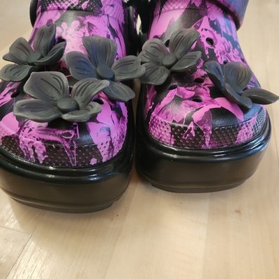 Crocs STOMP HYPER FLORAL CLOG Black / Multi Unisex Size M7/W9