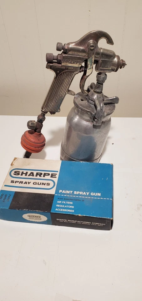 Sharpe Model 75 Paint Spray Gun, Model 450 Paint Canister, Binks Metering Valve - Image 2 of 4