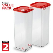 x2 Pack Buddeez Bread Buddy Fresh Bread Box Sandwich Storage Dispenser Set