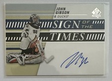 John Gibson Rookie Card Guide 11