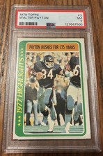 1978 Topps - Highlights Walter Payton #3 BEARS PSA 7 HOF NM