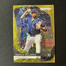 Ronald Bolanos 2020 Panini Prizm #106 Gold Donut Circles #/10