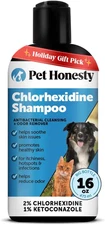 Pet Honesty Chlorhexidine Cat & Dog Seasonal Itch Relief Shampoo, for Allergies,