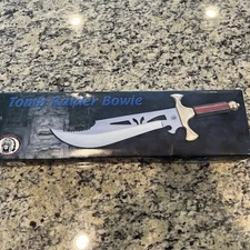 CHIPAWAY CUTLERY 19" TOMB RAIDER BOWIE KNIFE STAINLESS STEEL NEW WITH SHEATH