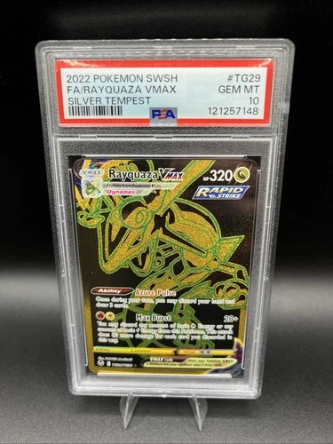 Rayquaza VMAX Pokémon 2022 SWSH Silver Tempest Trainer Gallery TG29/TG30 PSA 10