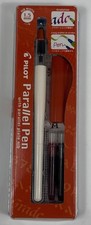 NEW Pilot Parallel Calligraphy Pen 1.5mm Nib Red Blue Refillable Ink Cartridges