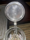 Budweiser Champion Clydesdales  Glass Horn Stein Mug W/ Pewter Lid, Display Only — photo 3