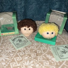The Original Little DOLL-BABY Head Martha Nelson Thomas 1984 Lot Of 2