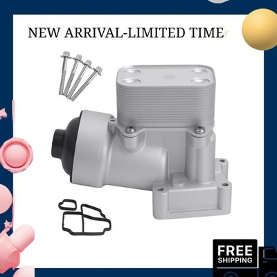 NEW Aluminum Engine Oil Cooler Filter Assembly Compatible